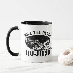 Epic Bjj Coffee Mug Grim Reaper Jiu-jitsu Armbar