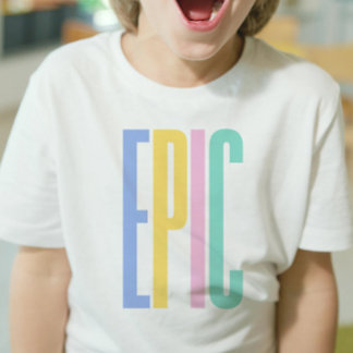 EPIC - Boys T-Shirt with colour Text | DP7Art