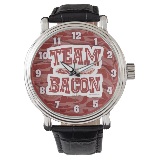 Epic Breakfast Team Bacon Fun Logo Watch (Front)