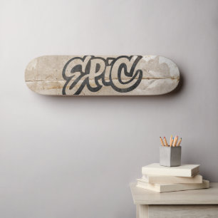 Epic Distressed Graffiti Street Art Lettering Skateboard