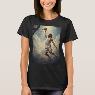 Epic Divine Dunking Jesus On The Holy Basketball C T-Shirt
