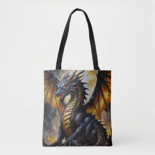 Epic Dragon Fantasy Tote Bag