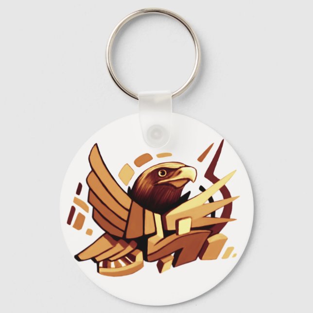 Epic Eagle Design #7 Key Ring (Front)