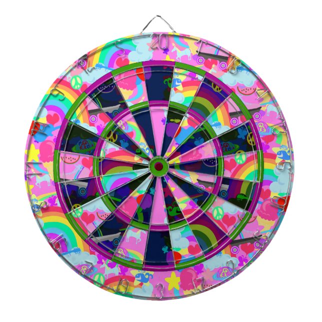 Epic Eighties Explosion Dartboard (Front)