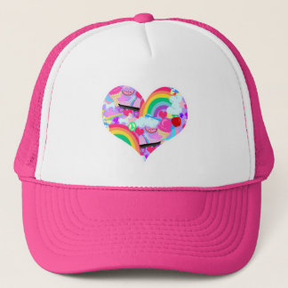 Epic Eighties Explosion Heart Trucker Hat