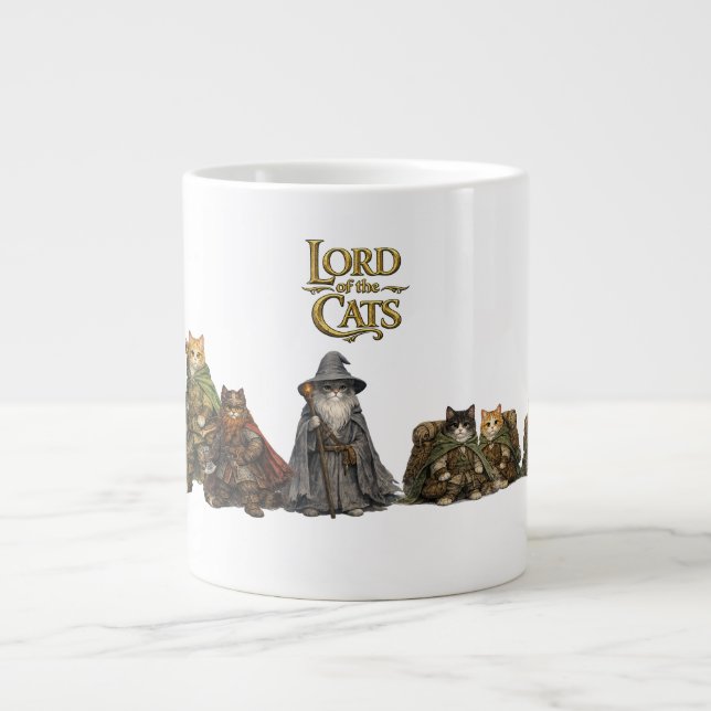 Epic Fantasy Cats Mug (Front)
