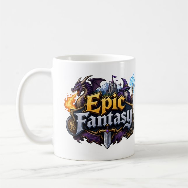 Epic Fantasy Lover Coffee Mug (Left)