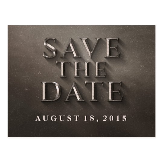 Epic Film Poster Style | Movie Buff Save the Date Postcard