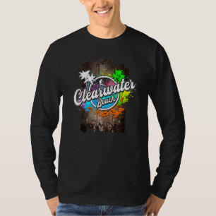 Epic Fl Surfer Florida Summer Vacation Surf Clearw T-Shirt