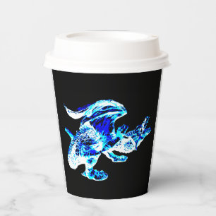 Epic Frozen Fantasy Dragon Party Drinkware Blue Fr Paper Cups
