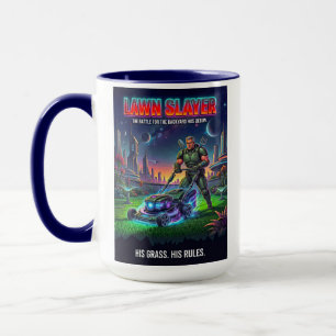 Epic Galactic Garden Hero Sci Fi Parody Mug