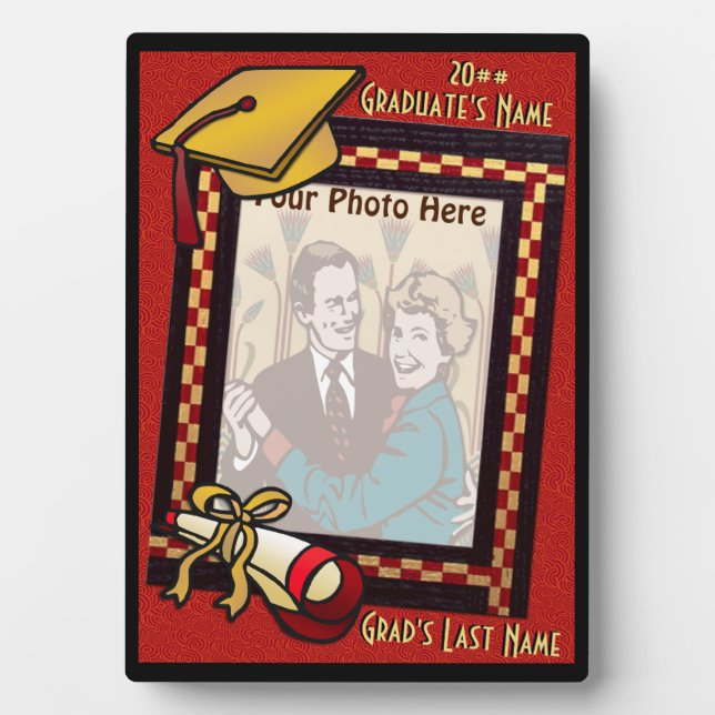 Epic Graduation - Personalised Photo Plaque (Front)