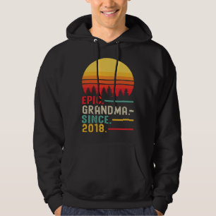 Epic Grandma Since 2018 Happy Mothers Day Hoodie