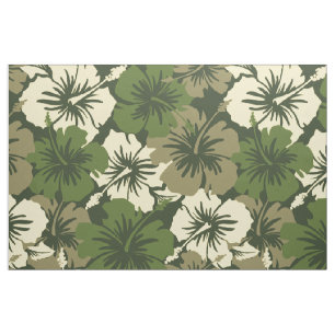 Epic Hibiscus Hawaiian Floral Aloha Shirt Print Fabric