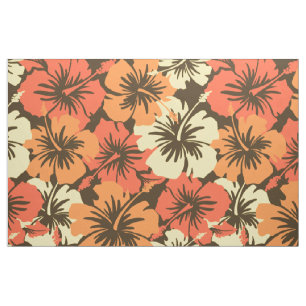 Epic Hibiscus Hawaiian Floral Aloha Shirt Print Fabric
