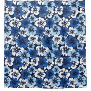Epic Hibiscus Hawaiian Floral Aloha Shirt Print Shower Curtain