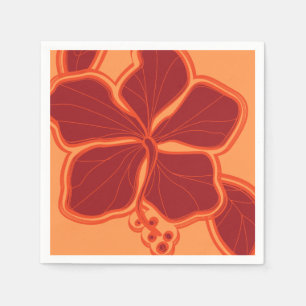Epic Hibiscus Hawaiian Floral Napkin
