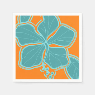 Epic Hibiscus Hawaiian Floral Napkin