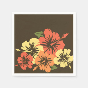 Epic Hibiscus Hawaiian Floral Napkin