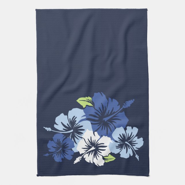 Epic Hibiscus Hawaiian Kitchen Towel (Vertical)