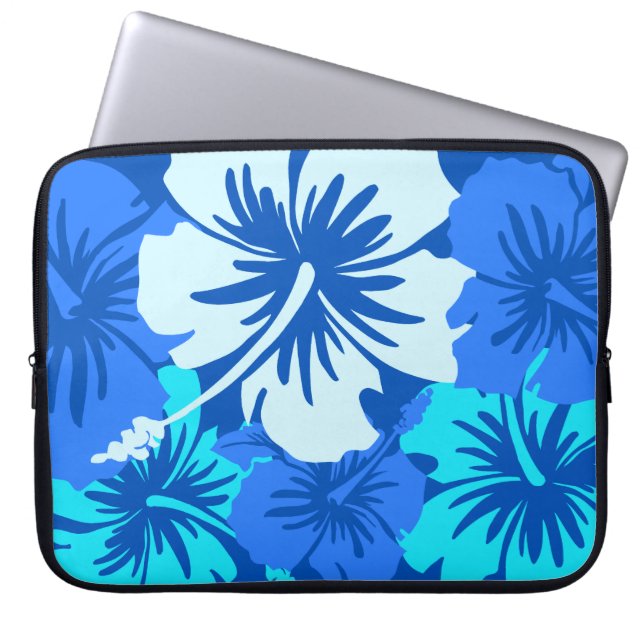 Epic Hibiscus Hawaiian Neoprene Wetsuit Laptop Sleeve (Front)