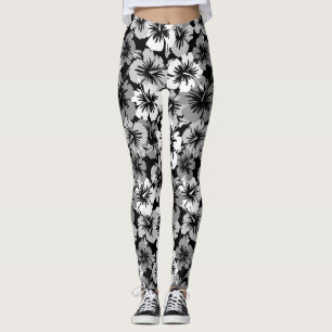 Epic Hibiscus Hawaiian Tropical Floral Leggings
