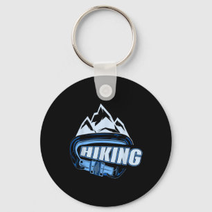 Epic Hiking Wilderness Journey Outdoor Climbing Ad Key Ring