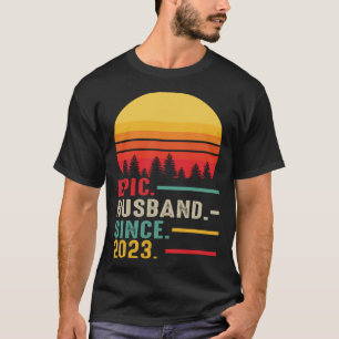 Epic Husband Since 2023 Happy Anniversary T-Shirt