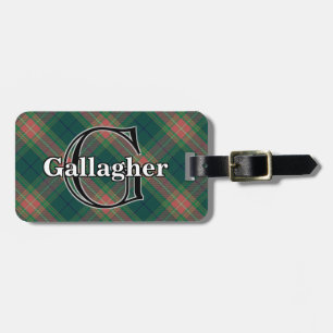 Epic Ireland Clan Gallagher Tartan Luggage Tag