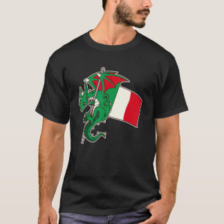Epic Italian Dragon Proud Italy Flag T-Shirt