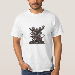 Epic Metal Band Art with Dark Fantasy Theme  T-Shirt