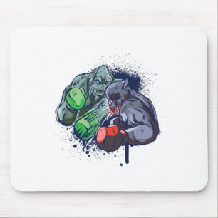 Epic Monster Boxing Battle Mouse Mat