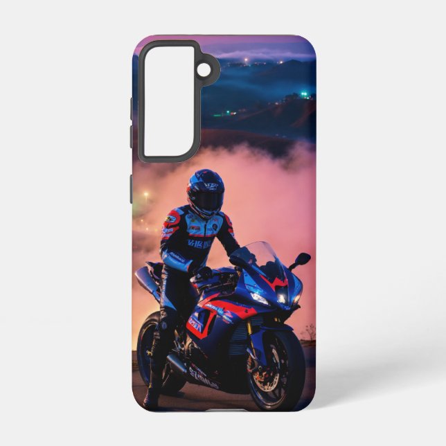 "Epic MotoGP Design: Samsung Galaxy S21 Case (Back)