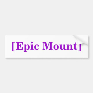 [Epic Mount] Bumper Sticker