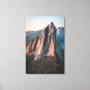 Epic Mountain Norway Canvas Print