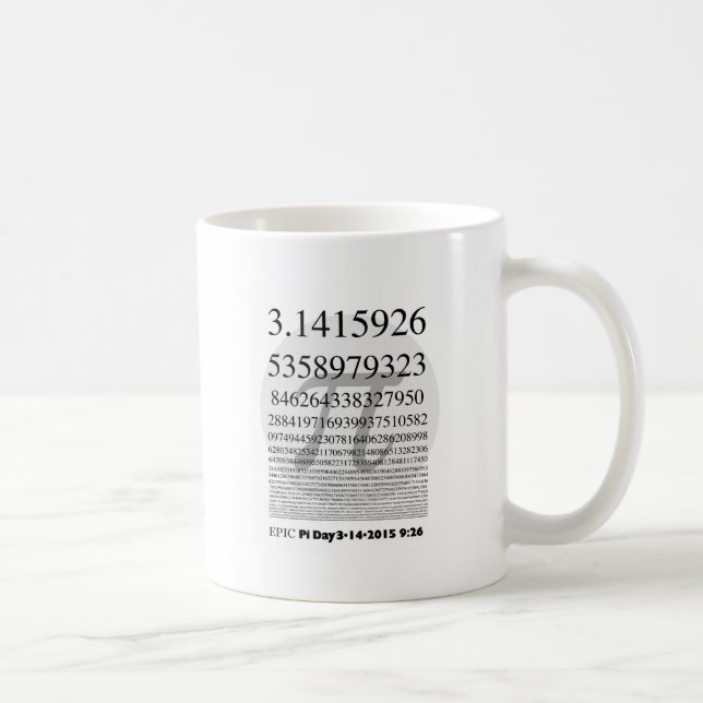 Epic Pi Day Mug (Right)