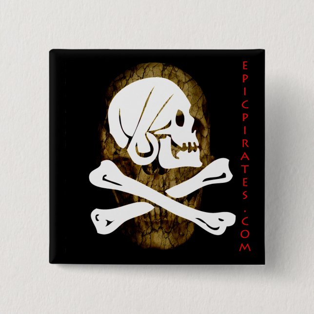 Epic Pirates Banner #9 15 Cm Square Badge (Front)