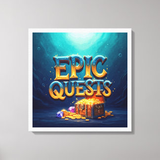 Epic Quests  Canvas Print