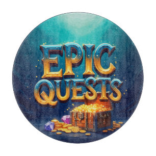 Epic Quests Cutting Board