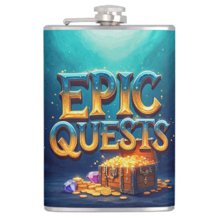 Epic Quests  Hip Flask