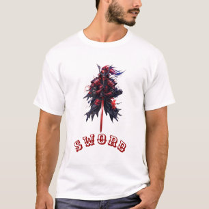 Epic Samurai Warrior Artistic Graphic T-Shirt