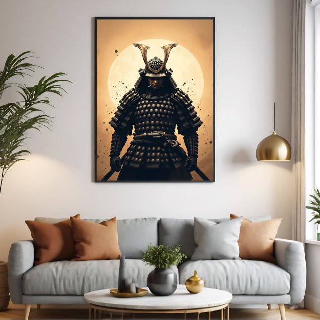 Epic Samurai Warrior Japanese Armour Canvas Print (Creator Uploaded)