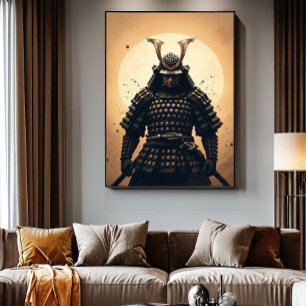 Epic Samurai Warrior Japanese Armour Poster