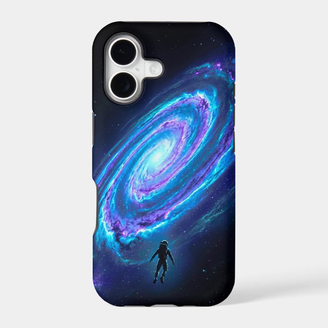 Epic Sci Fi Outer Space Astronaut Nebula (Back)