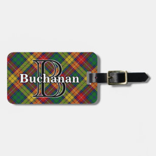 Epic Scotland Clan Buchanan Tartan Luggage Tag