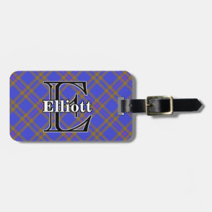 Epic Scotland Clan Elliot Elliott Tartan Luggage Tag