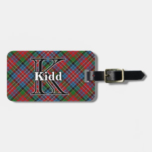 Epic Scotland Clan Kidd Tartan Luggage Tag