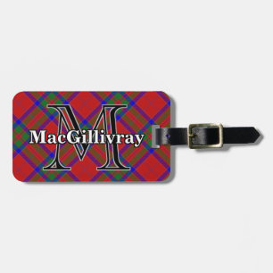 Epic Scotland Clan MacGillivray Tartan Luggage Tag