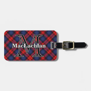 Epic Scotland Clan MacLachlan Tartan Luggage Tag