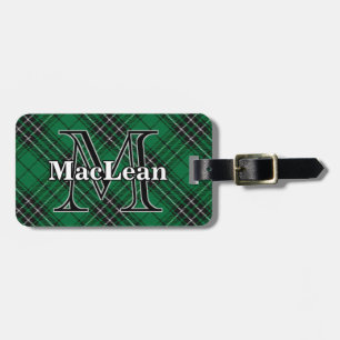 Epic Scotland Clan MacLean Hunting Tartan Luggage Tag
